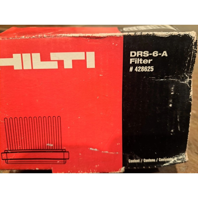 HILTI DRS-6-a filter # 428625 2 pack