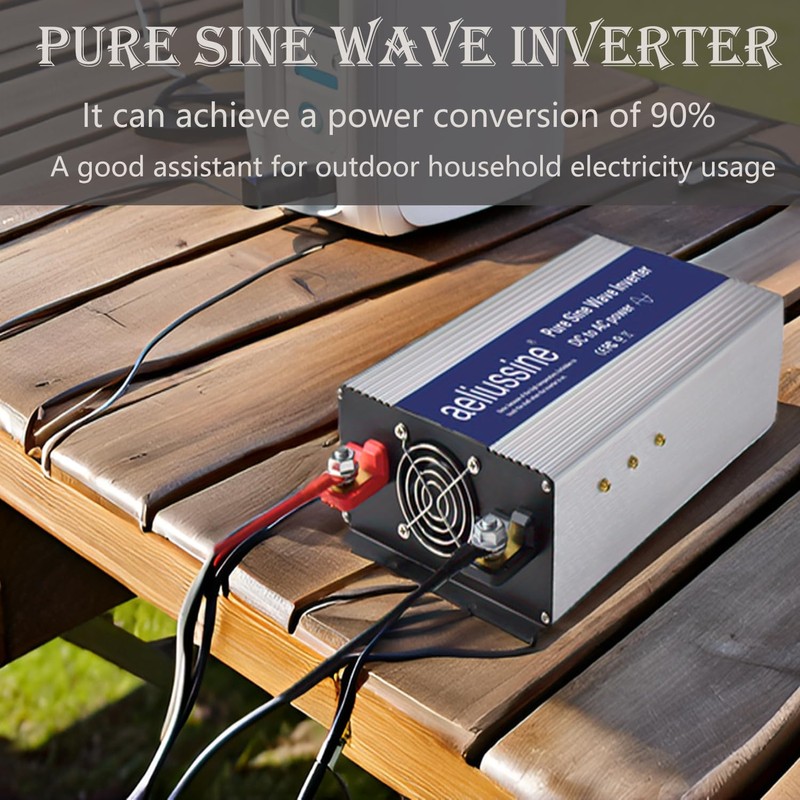 1000W Pure Sine Wave Inverter-36V DC to 110V 120V AC