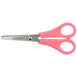Westcott E-21591 00 Kids Scissor witch cm-scale, blunt tip, 5"/13 cm, pink
