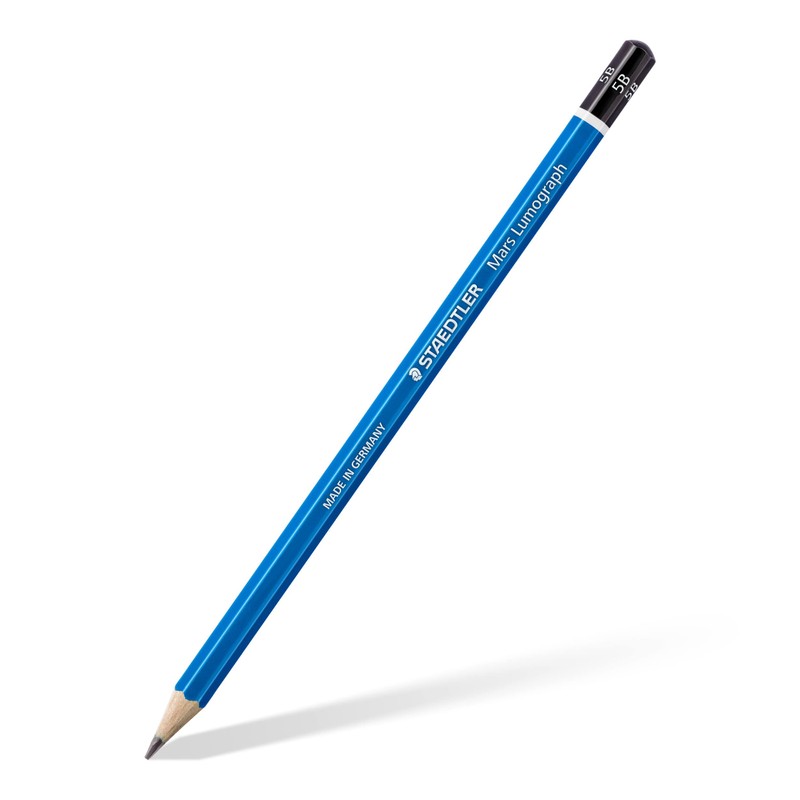 STAEDTLER 100-5B Mars Lumograph Graphite Pencils for Drawing & Sketching-
