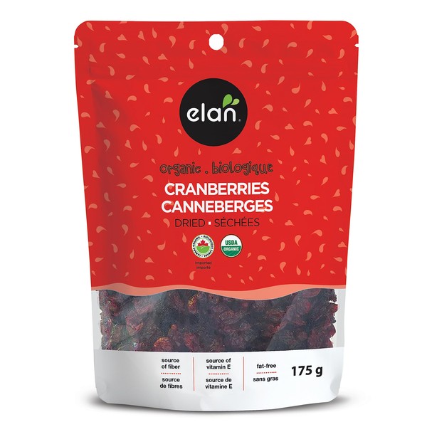 Elan Dried Cranberries, 175g
