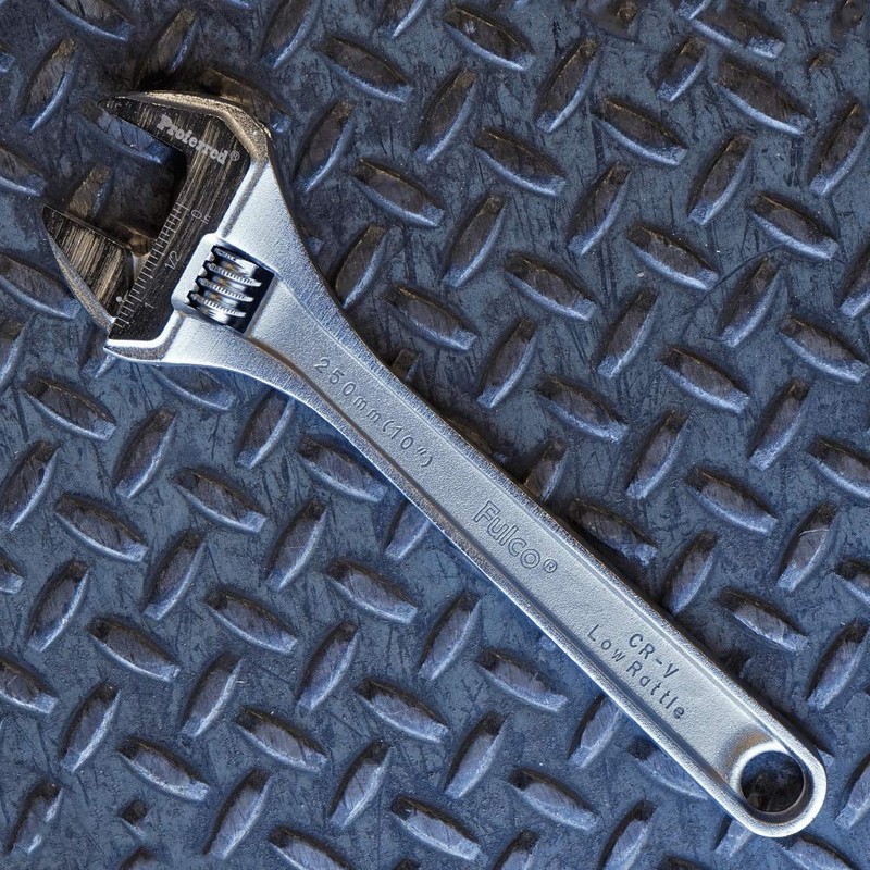 Proferred T05054 Standard Adjustable Wrench, Chrome Finish, 10"