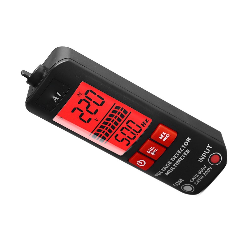 Digital Multimeter 2 Modes Voltage Detector Frequency Tester Measurement Tool