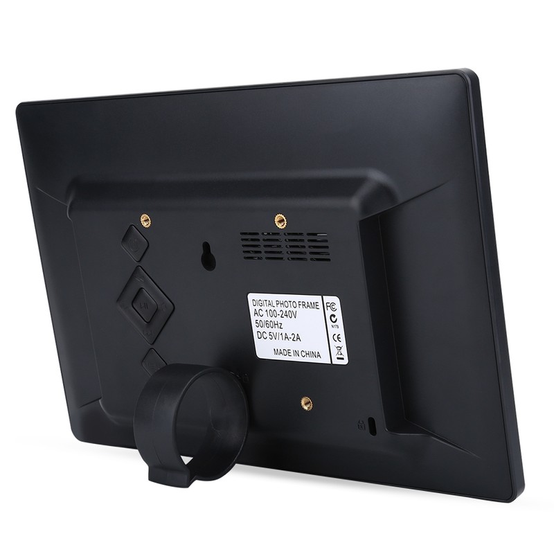 10" HD Screen Digital Photo Frame Alarm Clock MP3/4 Movie