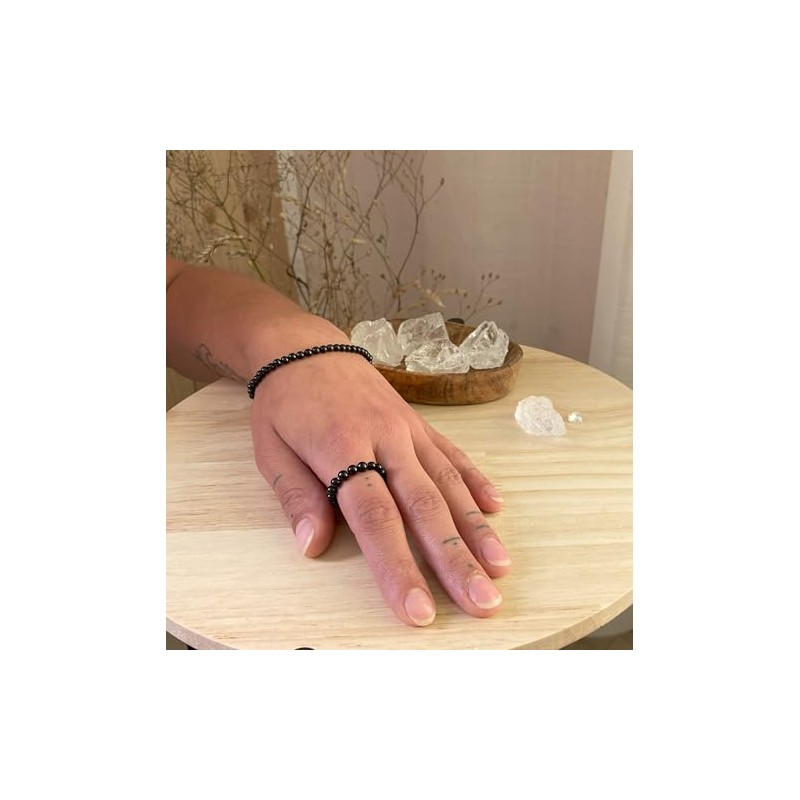 Lebensquelle Plus Mini Ball Ring, 4 mm, High-Quality Gemstone Ring,