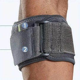 Adjustable Tennis & Golf Elbow Support Brace for Sports Training – Compression Elbow Strap with Gel Pad for Basketball, Fitness & Daily Support