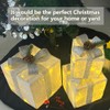 Vanleonet Set of 3 Christmas Lighted Gift Boxes, Christmas Decorations