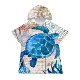 LOMTRATS Quick Dry Surf Poncho Changing Towel Bathrobe for Adults Men Women,Microfiber Swimming Beach Surfing Diving Home Hot Springs Bathing Parka