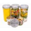 Mason Jar Lifestyle 5 Pack Stainless Steel Storage Lids with