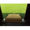 Natural Woven Backed Horse Trailer Coco Mat, 3-Foot by 4-