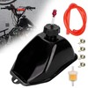 MTATCN Metal Motorcycle Gas Tank with Threaded Cap for 50cc