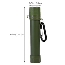 Gatuida Portable Life Drinking Straw Water Filter Compact Water Purifier for Outdoor Activities