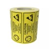 Labels and More ESD 2.5" x 1" Caution Electrostatic Sensitive