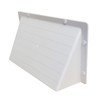 White Hooded Cowl 9" x 6" Vent Cover for Air
