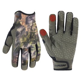 HANDLANDY Utility Work Gloves Men & Women, Safety Mechanic Gloves, Touch Screen, Flexible, Breathable (Camouflage, S)