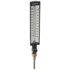 Trerice BX9140307 Adjustable Angle Industrial Thermometer, 9" case, 3.5" Aluminum stem, 30-240˚F