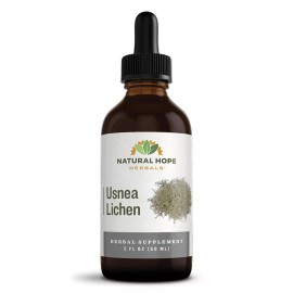 Natural Hope Herbals USNEA LICHEN - Allergy, Immune, Urinary & Respiratory Support Tincture USA