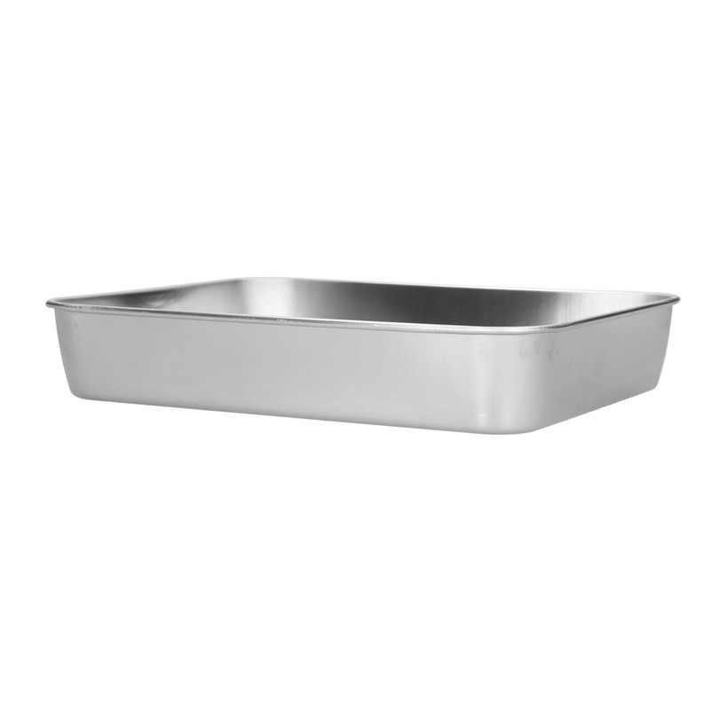 Roasting Pan and Rack Set Stainless Steel Easy Clean Rectangular