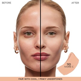 Lancôme TEINT Idole Shape Stick, Multi-Use Foundation Stick, Concealer & Contour, Hydrating Medium to Full Coverage w/Natural Matte Finish, All Skin Types, 110 Ivoire Coo