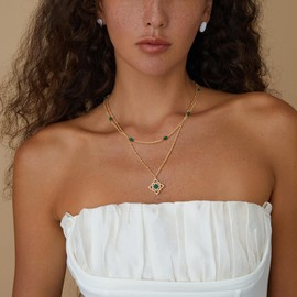 Jenosy 18k Gold-Plated Chains, Gold