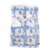 Soft Fleece Baby Blankets for Pram, Cot, Crib, Moses Basket