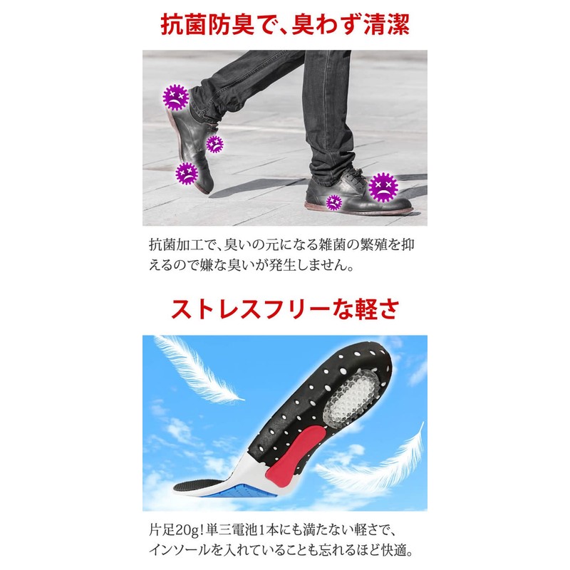 Lad Weather Insoles, 2 Pairs Set, Great Price, High Resilience