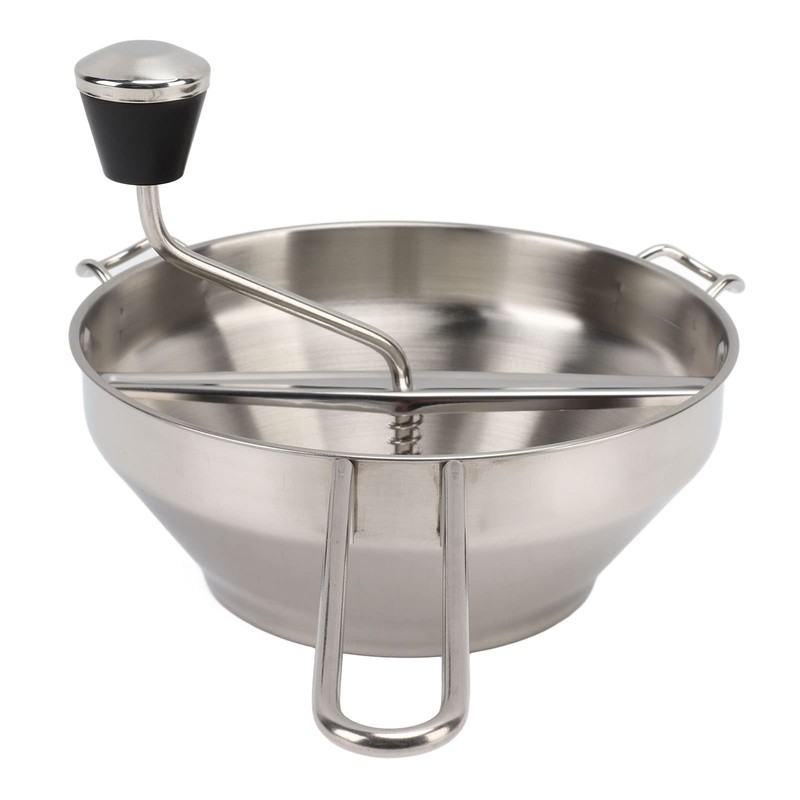 Rotary Food Mill with 3 Interchangeable Disks, Easy to Use