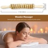 Kootinn Manual Wooden Fascia Massage Roller Trigger Points for Release