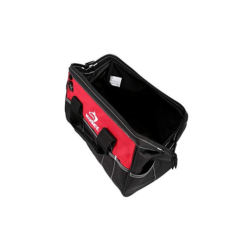 Husky 15 Inch Contractor's Multi-Purpose Water-Resistant Tool Bag