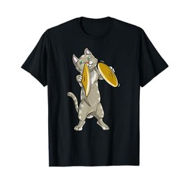 Funny Cat Playing Cymbal | Cool Animal Drummer Lover Gift T-Shirt