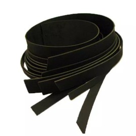Zelikovitz Buffalo Leather Strips 8/9 ounce 4" (102mm) Black