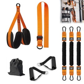 Kicttule Pull Up Assistance Bands Heavy Duty for Doorway - Adjustable Resistance Bands with Handles, No Screw Home Gym Equipment for Beginners & Advanced