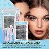 KevKev Lash Clusters Kit 144pcs Eyelash Clusters Cloudy Natural Wispy