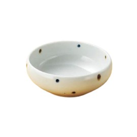 Yamashita Crafts 907520199 Sashimi Plate, 2-Color Polka Dot, 4.8 Pot, 5.8 x 2.2 inches (14.8 x 5.7 cm)