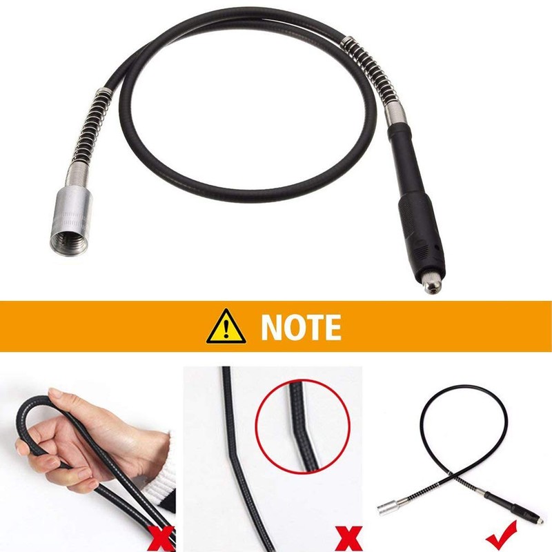Flex Shaft Attachment Compatible with Dremel, Drill Rotary Tool Extension