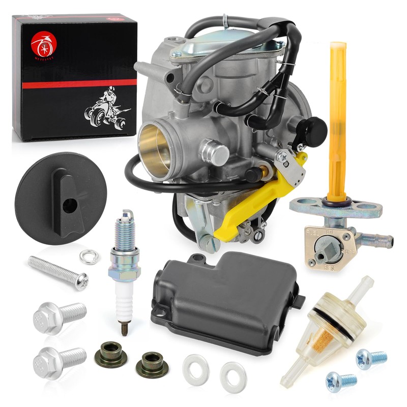 Carburetor & Fuel Valve Petcock W/Lever For Honda TRX400EX Sportrax