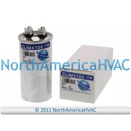 Fits York Luxaire Coleman 45 uf MFD Round 370 / 440 Volt Capacitor Fits York Luxaire Coleman 1499-3781
