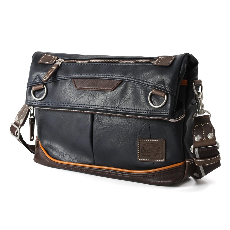 [Mustache] MOUSTACHE Shoulder Bag VMR-5696, navy