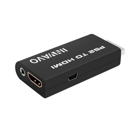 INVAVO製 【重要な改良】V3 PS2専用HDMI接続コネクター PS2 toHDMI 変換アダプターHDMI出力 携帯便利 CONNECTOR PS2復活COVERTER (ハイスピードUSBケーブル＋HDMIケーブル) (PS2 V3)
