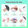 JODSONE Long Coffin Nail Tips Soft Gel Matte Half Cover