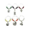 Libby's Market Place I Love Tennis Glass Charms with Organza