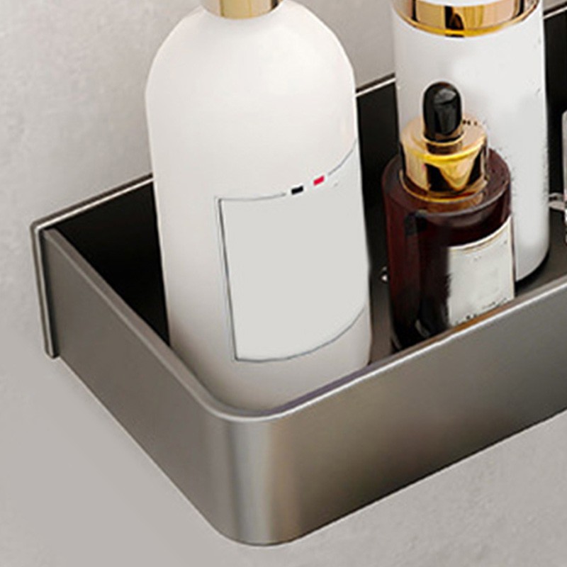 Wall Mounted Storage Shelves for Bathroom Space Aluminium Shower Storage
