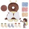 Baby crawling mat safety mat adjustable baby head protection backpack