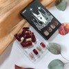 Fall Press on Nails Medium Square Fake Nails Autumn Ombre