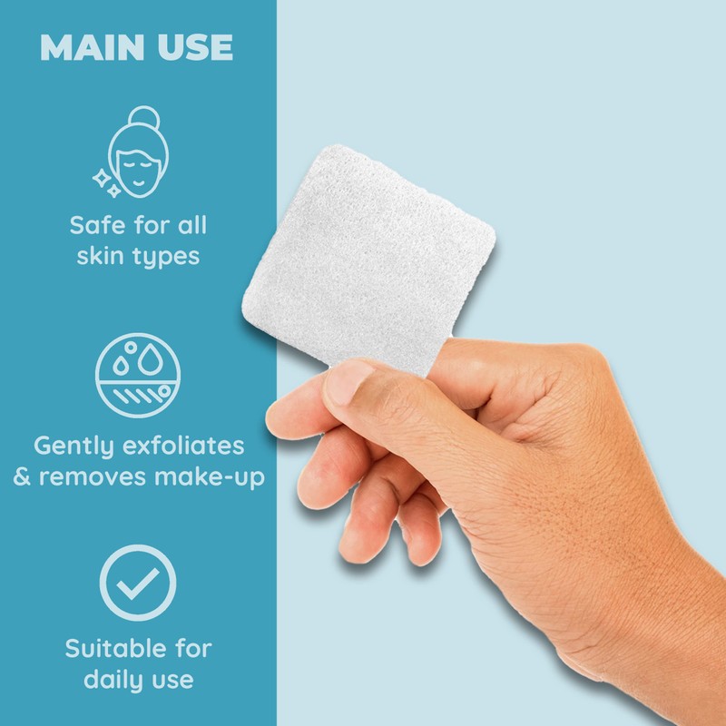 Mini Facial Exfoliating Pads, 100 Count per Pack: Makeup Remover