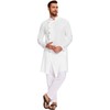 LVCBL Caftan Men's Arab Thobe Men Long Sleeve Side Split