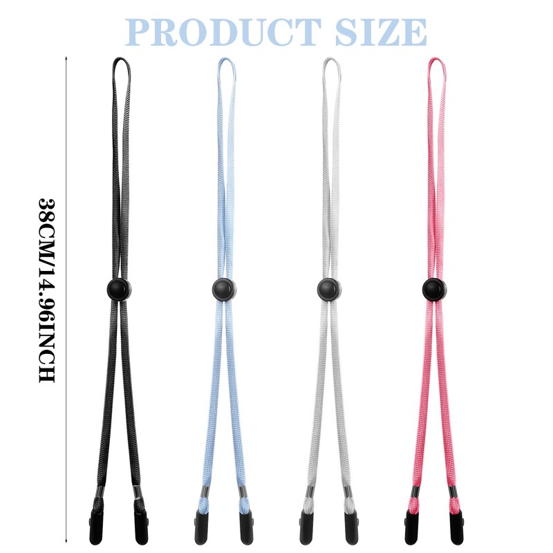 Arbootjin 4pcs Hat Straps for Wind Hat Strap Adjustable Hats