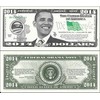 Barrack Obama "44th President" 2014 Commerative Bills (Pack of 10)