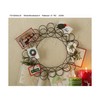 tag Spiral Wreath Greetingcard Holder Antique Bronze