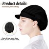 TIEOME Pack of 2 Unisex Elastic Cooking Hat Mesh Breathable